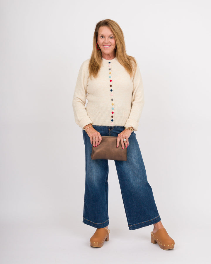 Nelson Colorful Button Cardigan