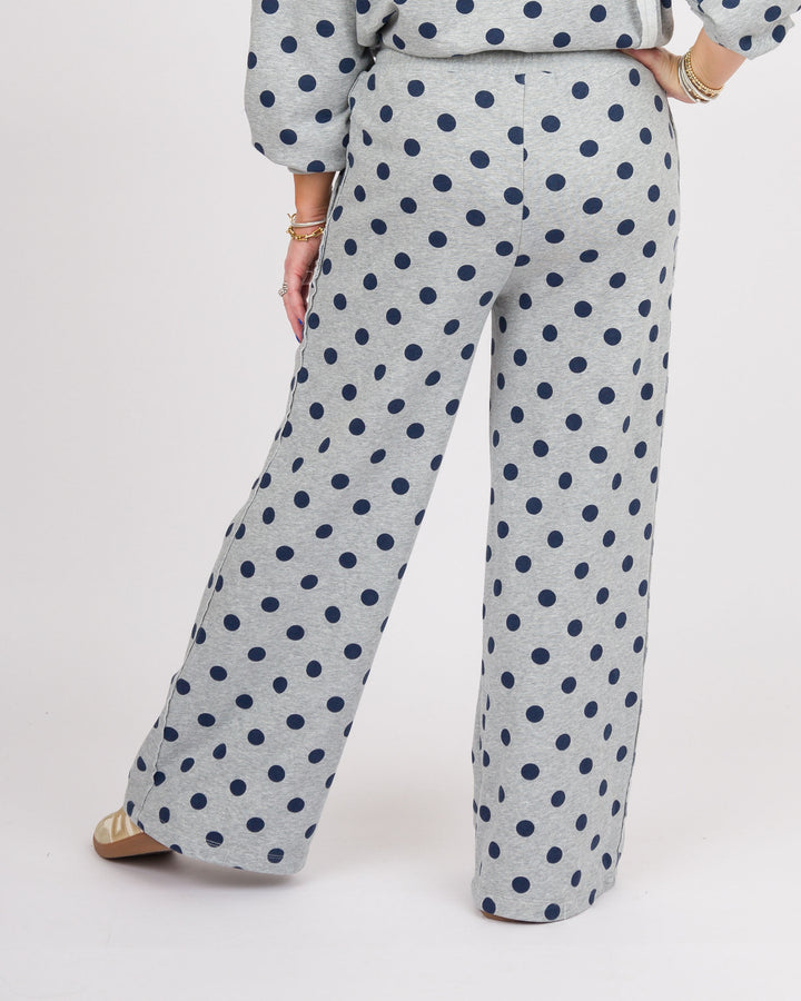 Heather Grey Polka Dot Pants