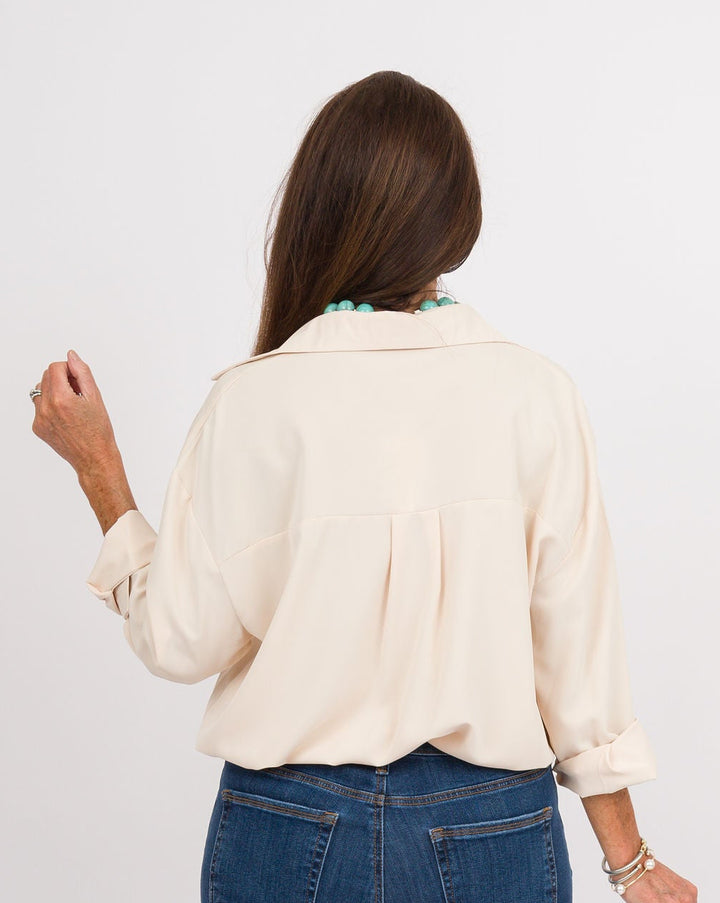 The Kathryn Shirt - Ivory