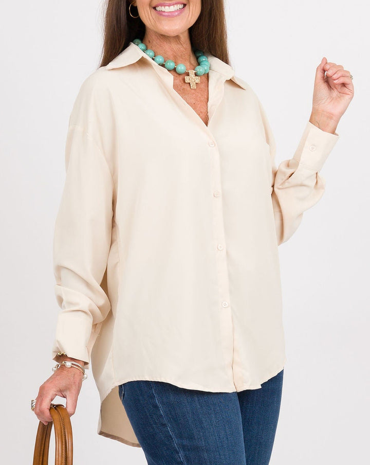 The Kathryn Shirt - Ivory
