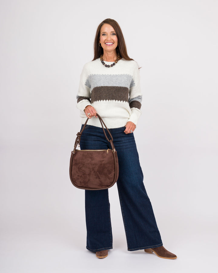 Georgie Horizontal Striped Sweater