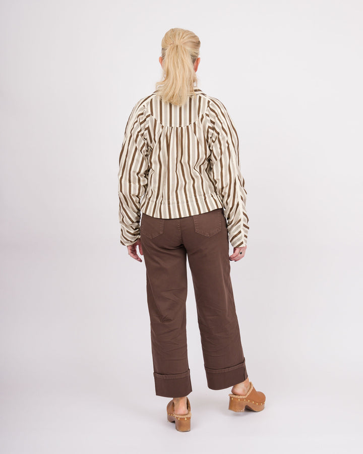 Avante Wide Ankle Pants - Chocolate