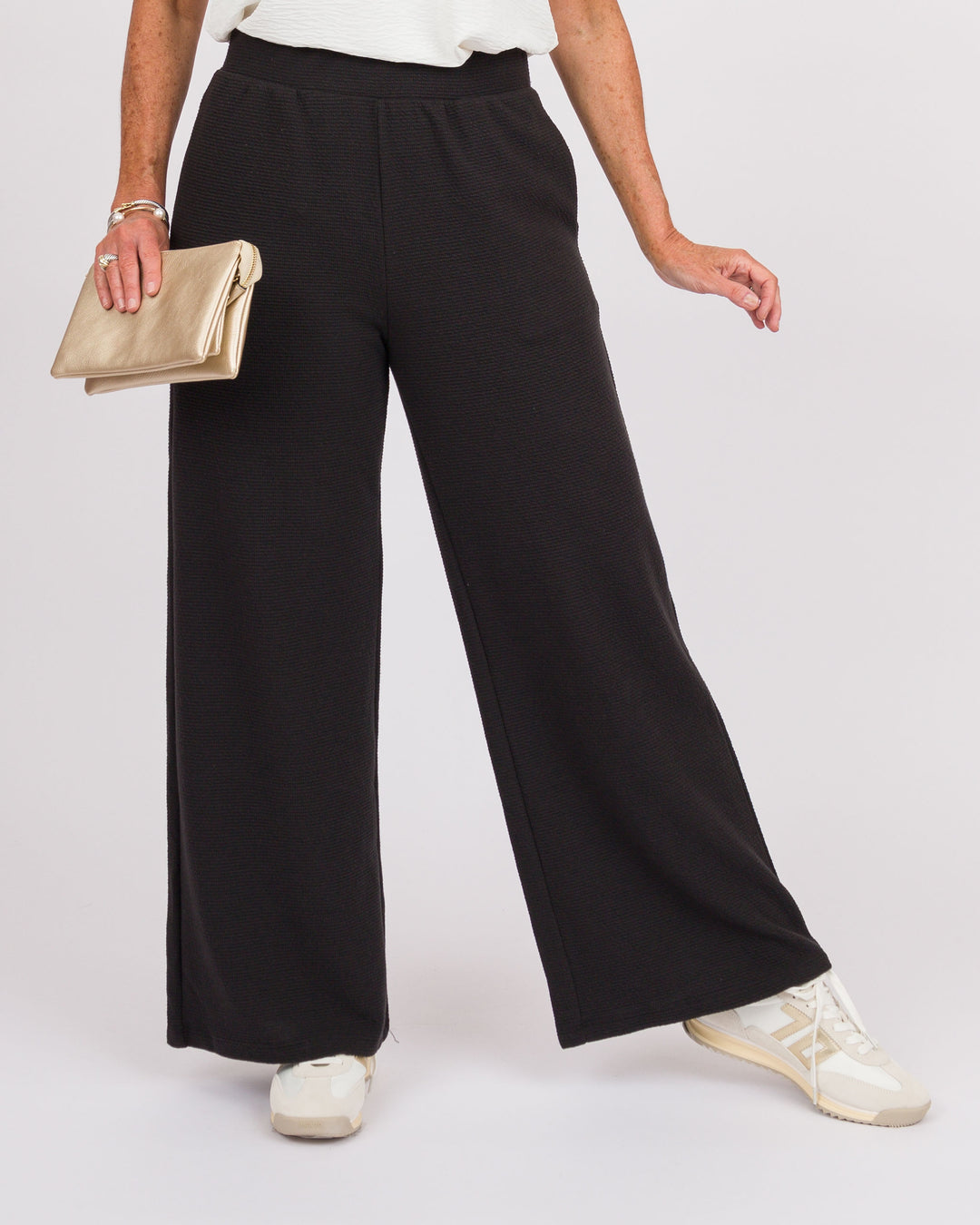 Cloud Knit Pants - Black