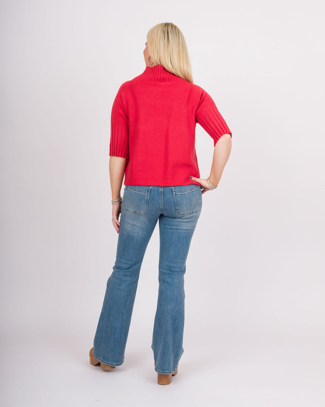 The Maple Turtleneck - Red