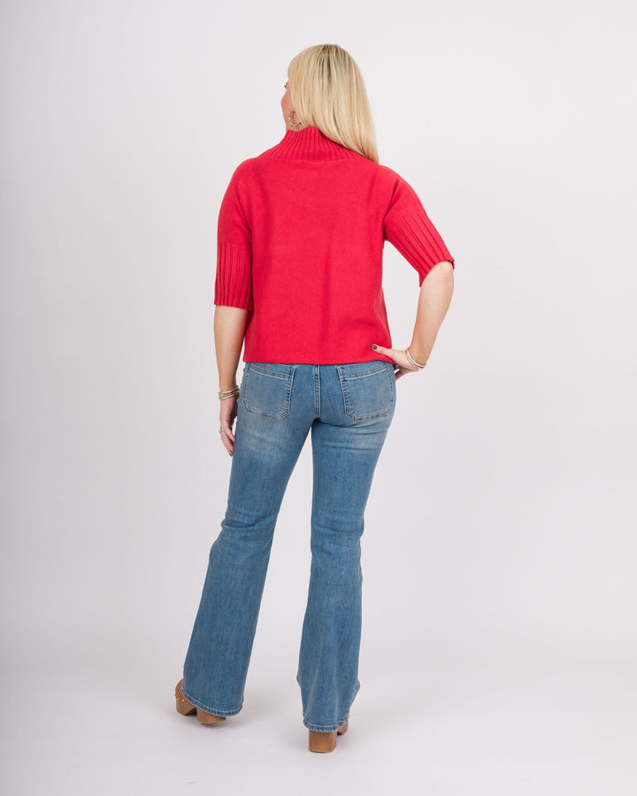 The Maple Turtleneck - Red