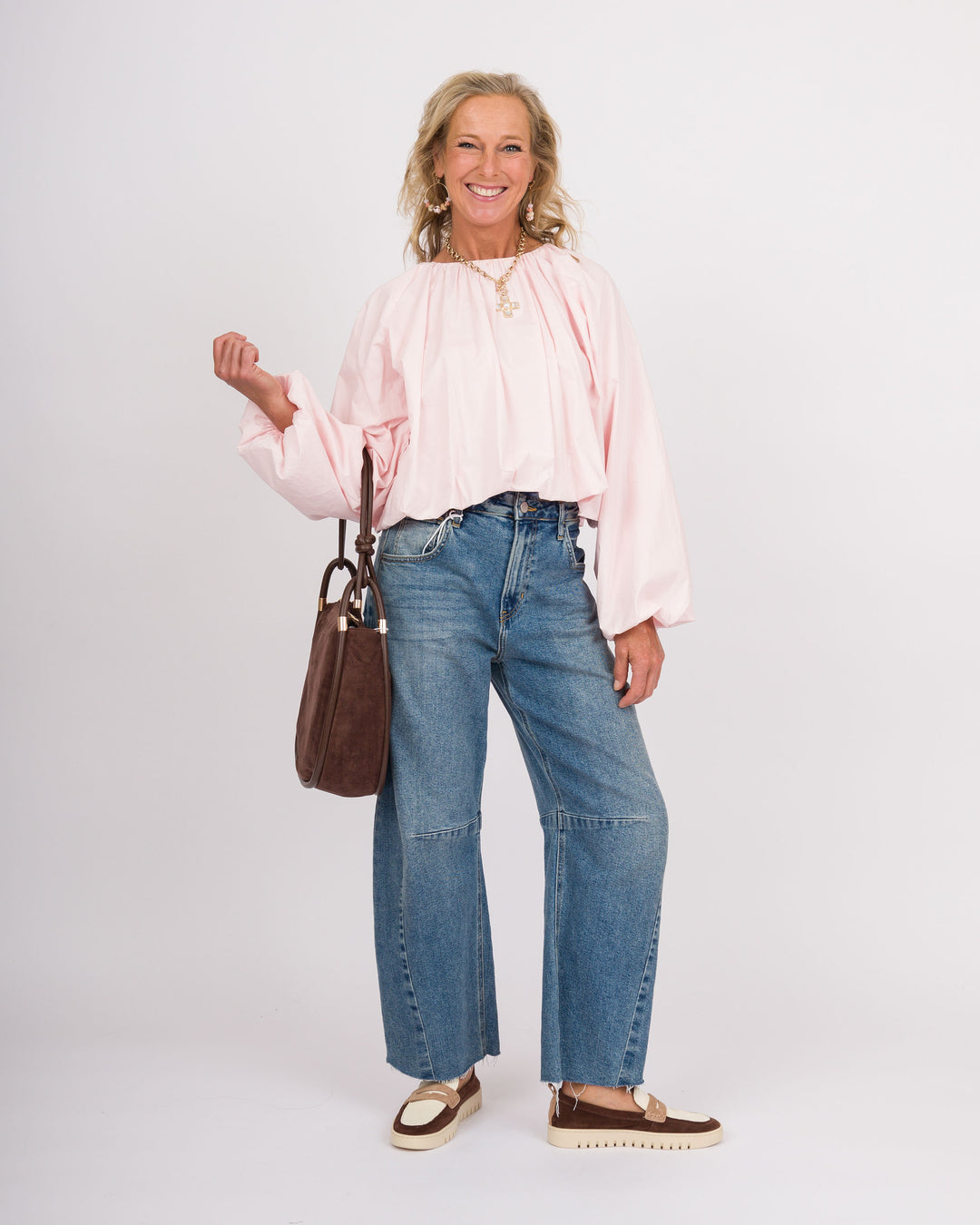 Blush Pink Cropped Top