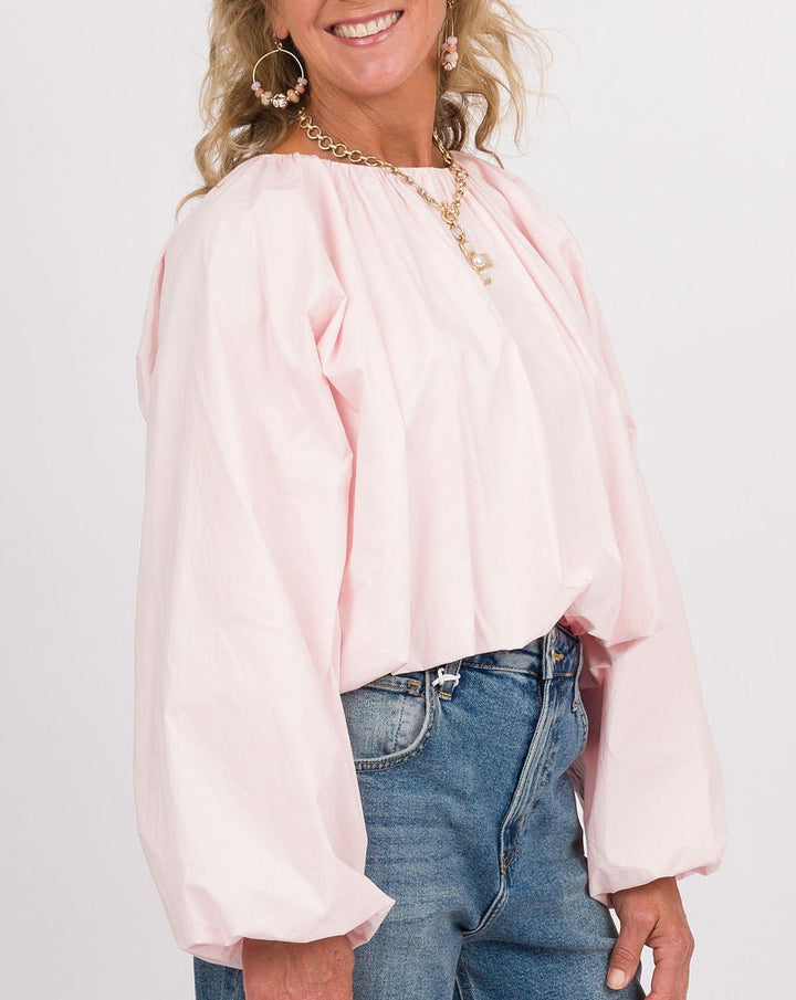 Blush Pink Cropped Top