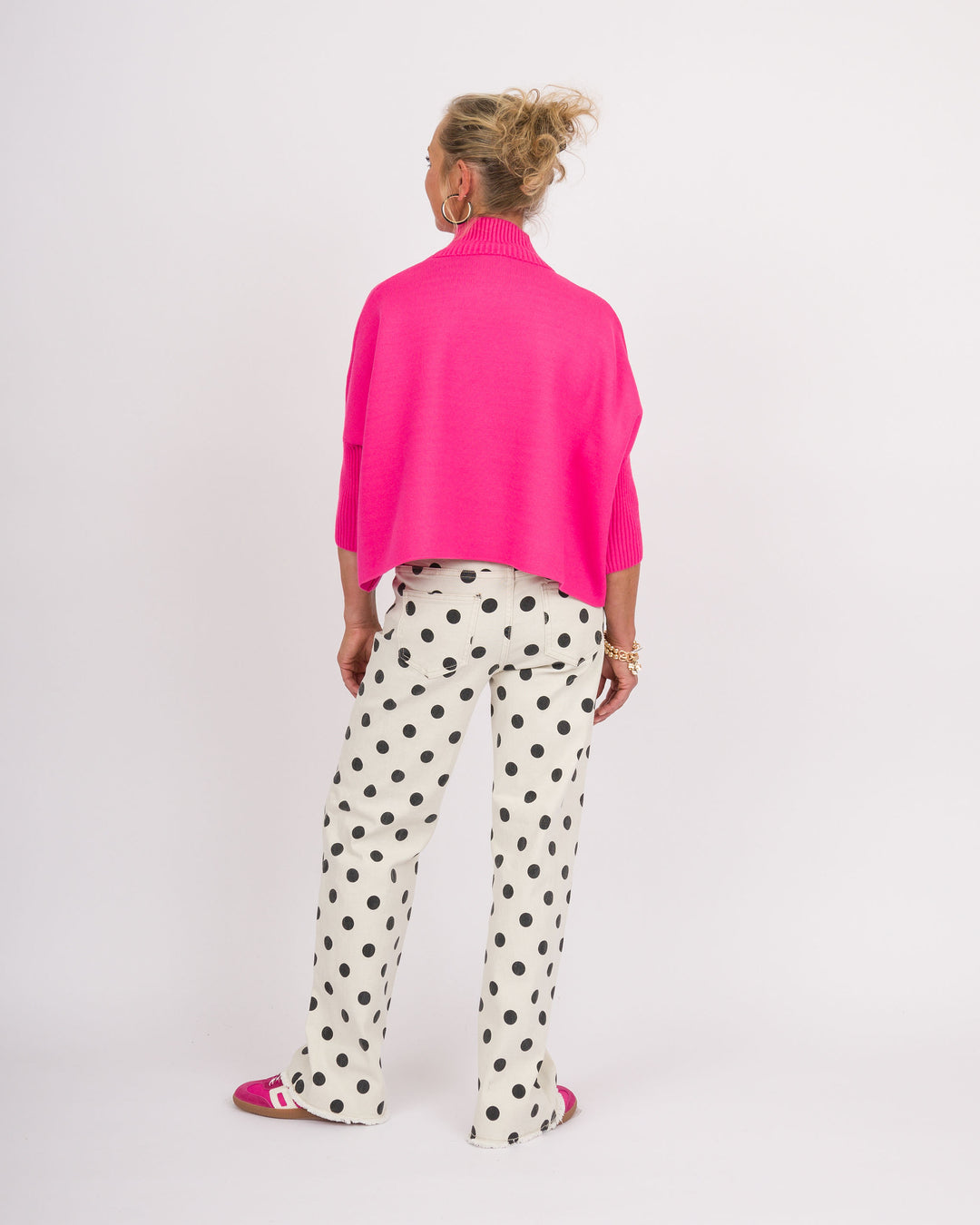 Heart of Pine Cafe Polka Dot Wide Leg Pants