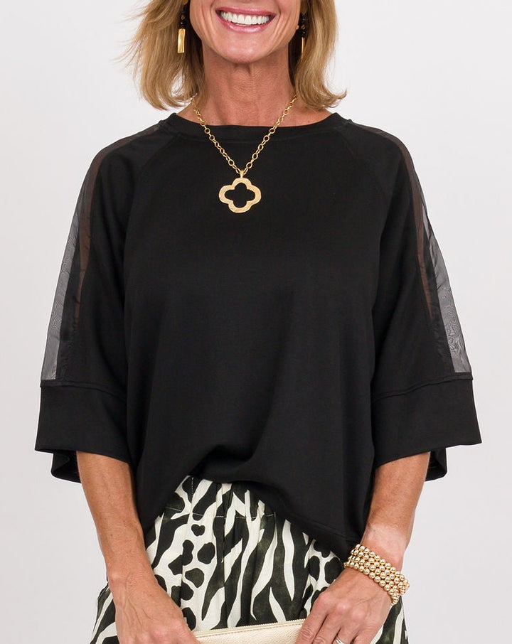 Black Luxeknit Top