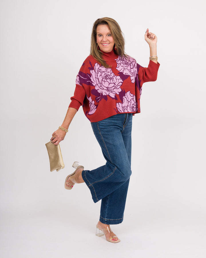 Kerisma Peony Aja Sweater - Lunar Red