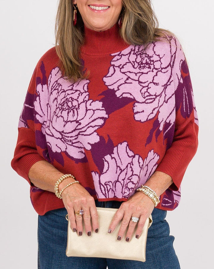 Kerisma Peony Aja Sweater - Lunar Red