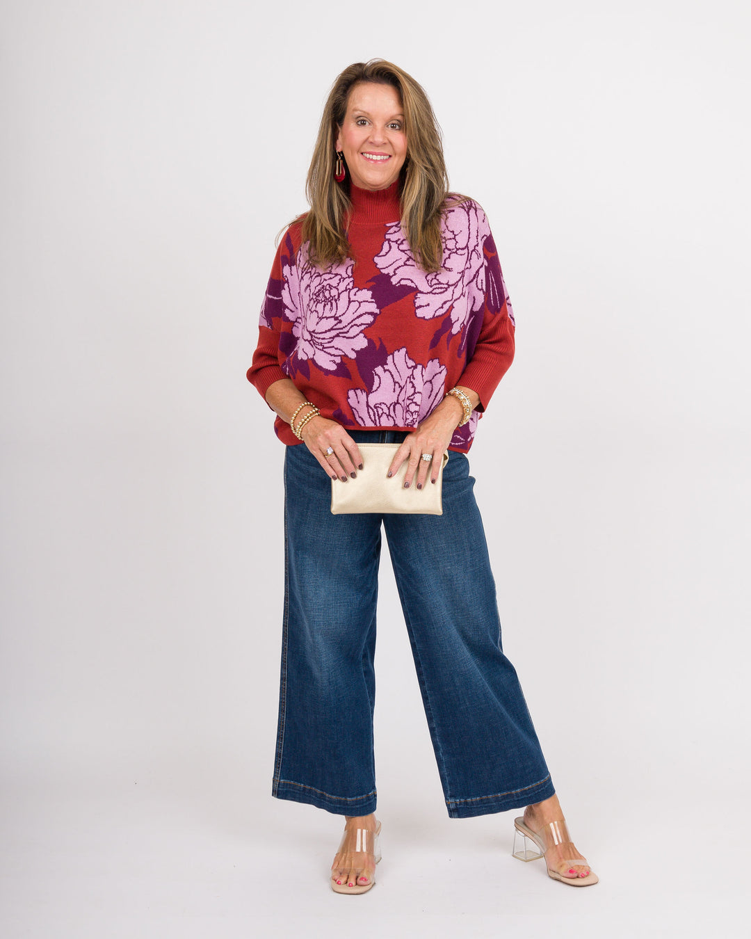 Kerisma Peony Aja Sweater - Lunar Red