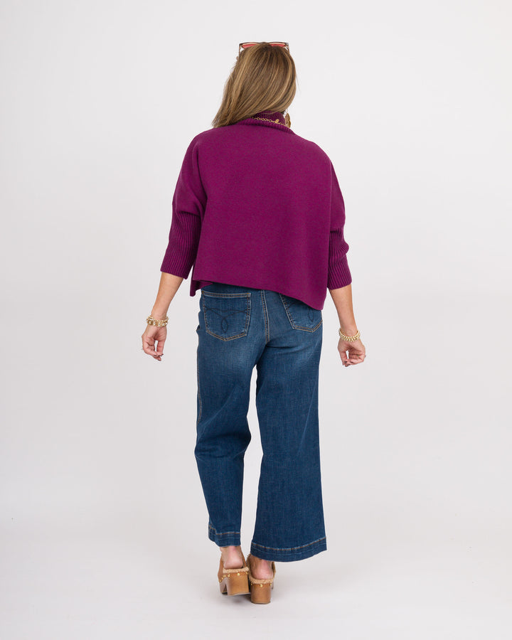 Kerisma Aja Sweater- Purple Wine