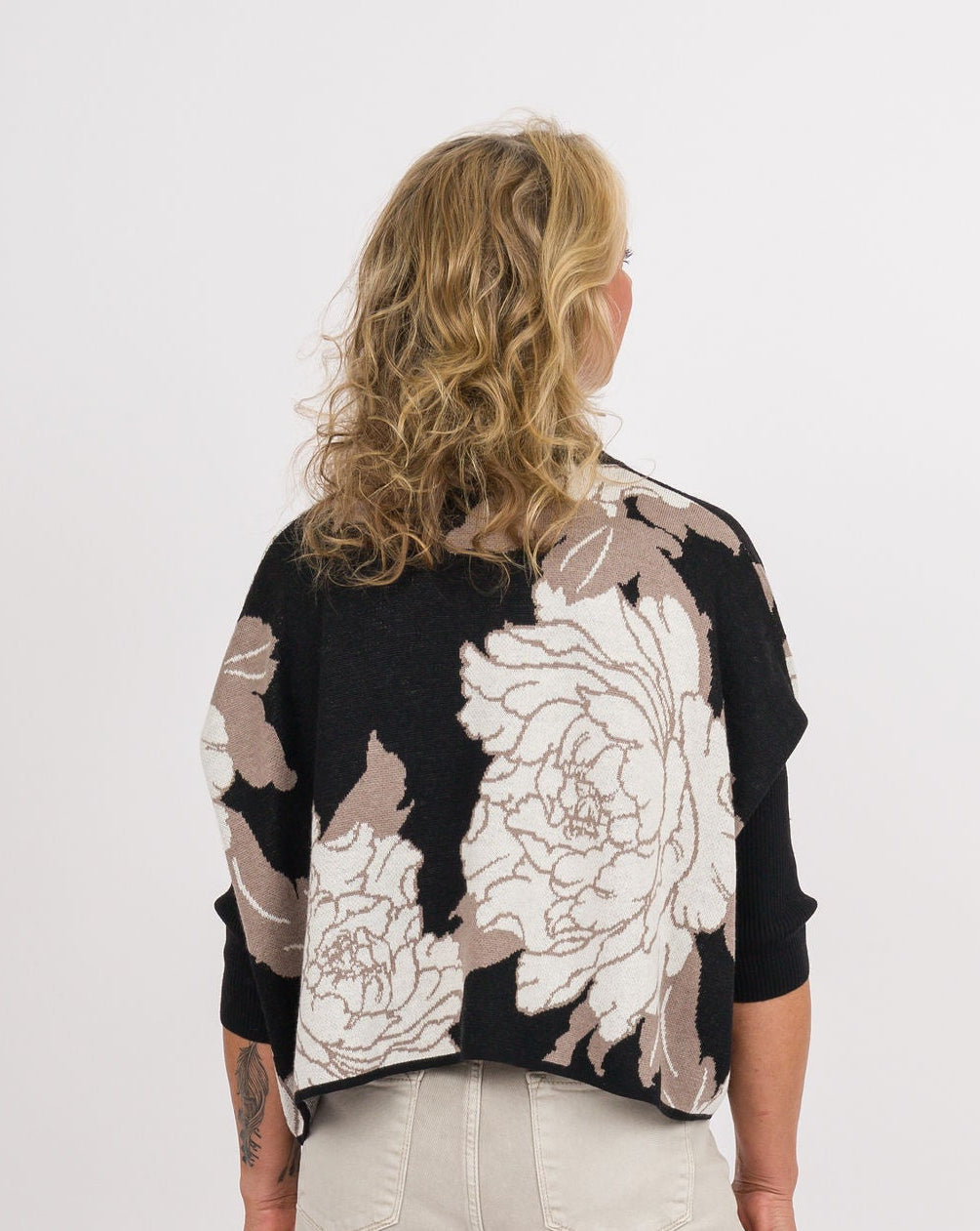 Kerisma Peony Aja Sweater - Forbidden Black