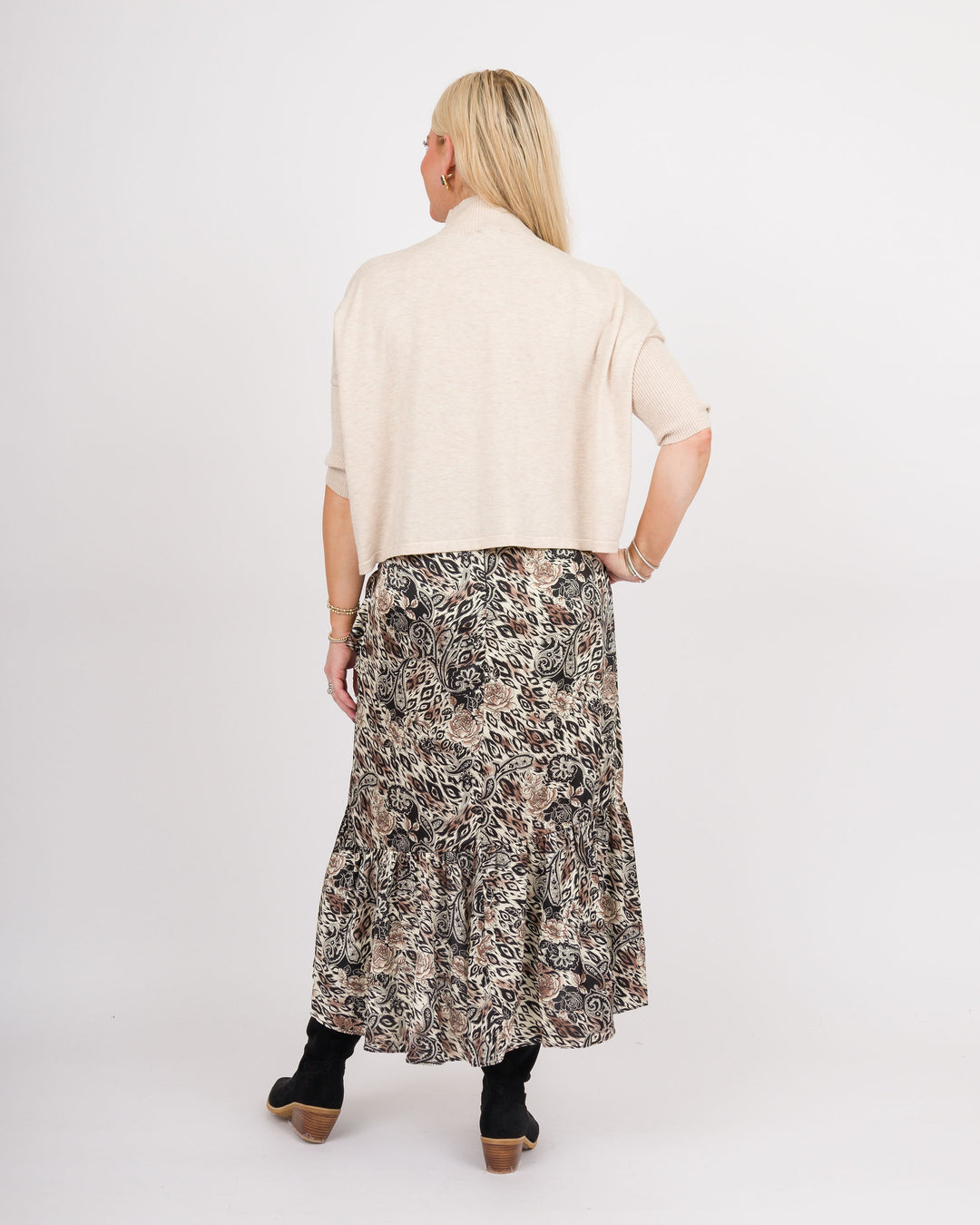 Marlowe Ruffle Midi Skirt