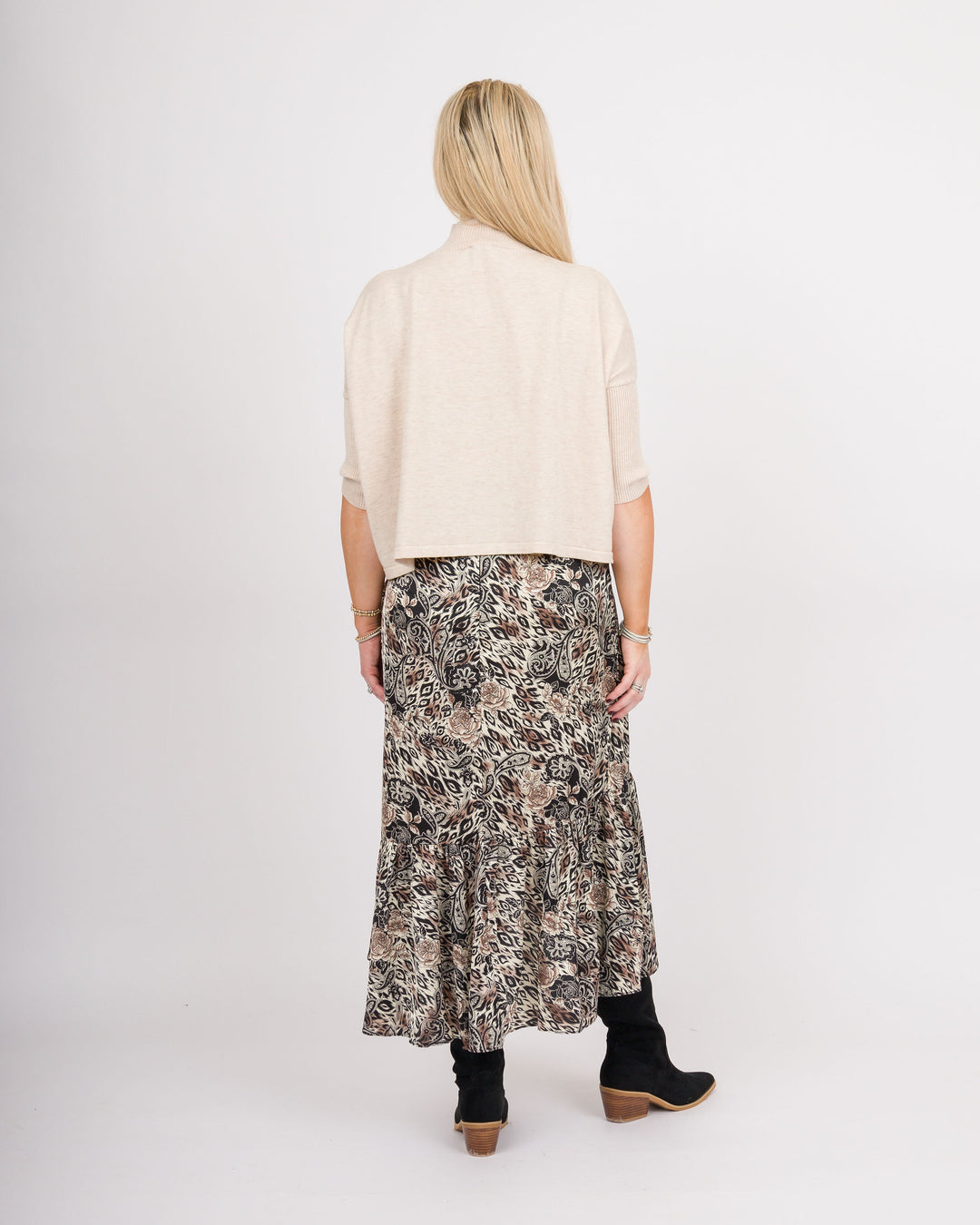 Marlowe Ruffle Midi Skirt