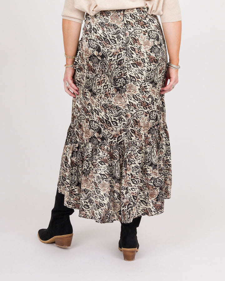 Marlowe Ruffle Midi Skirt