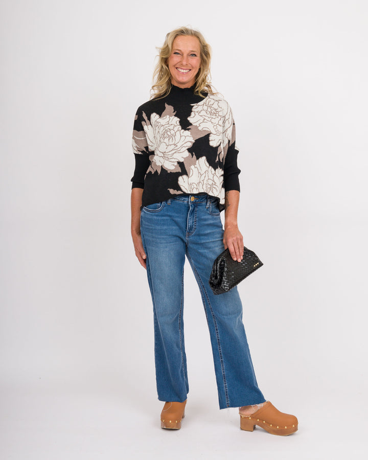 KUT from the Kloth Kelsey High Rise Fab Ab Ankle Flare - Leader
