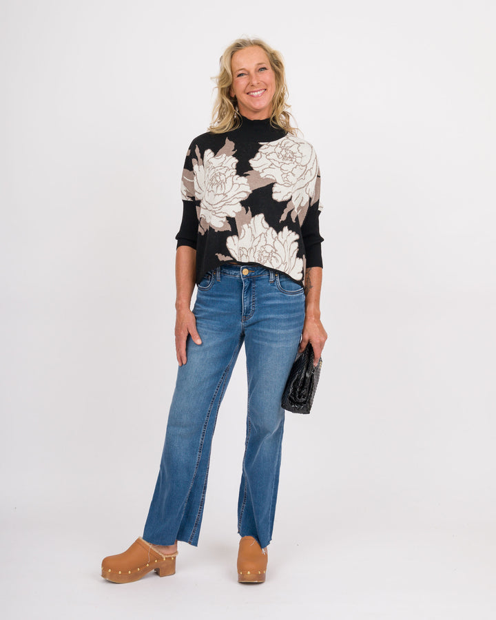 KUT from the Kloth Kelsey High Rise Fab Ab Ankle Flare - Leader
