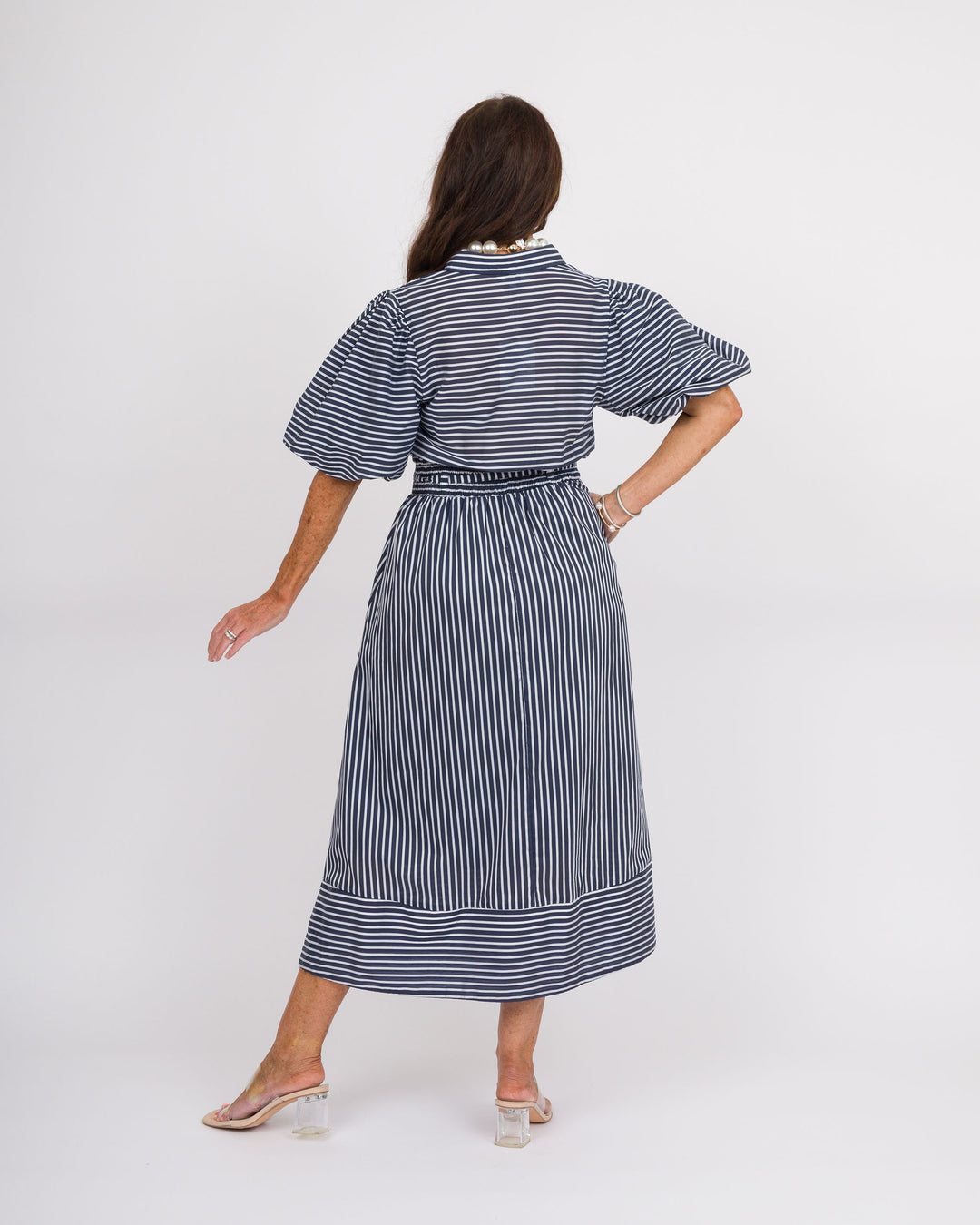 Marina Striped Maxi Dress