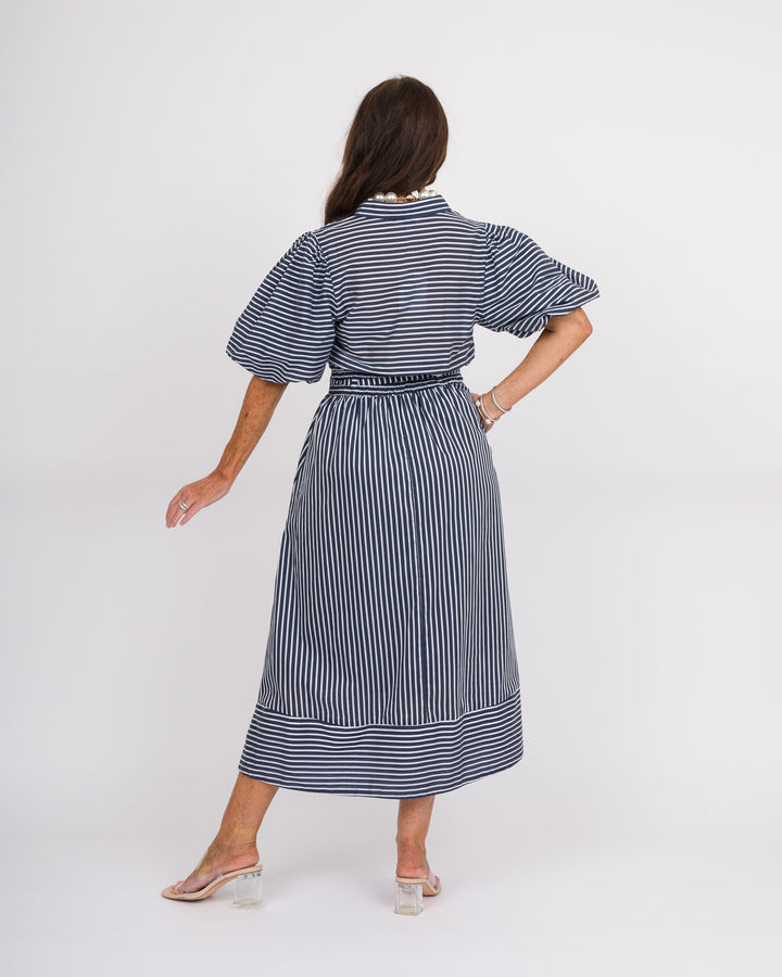 Marina Striped Maxi Dress
