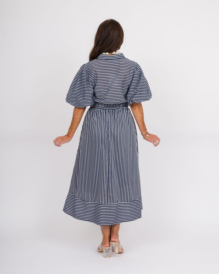 Marina Striped Maxi Dress