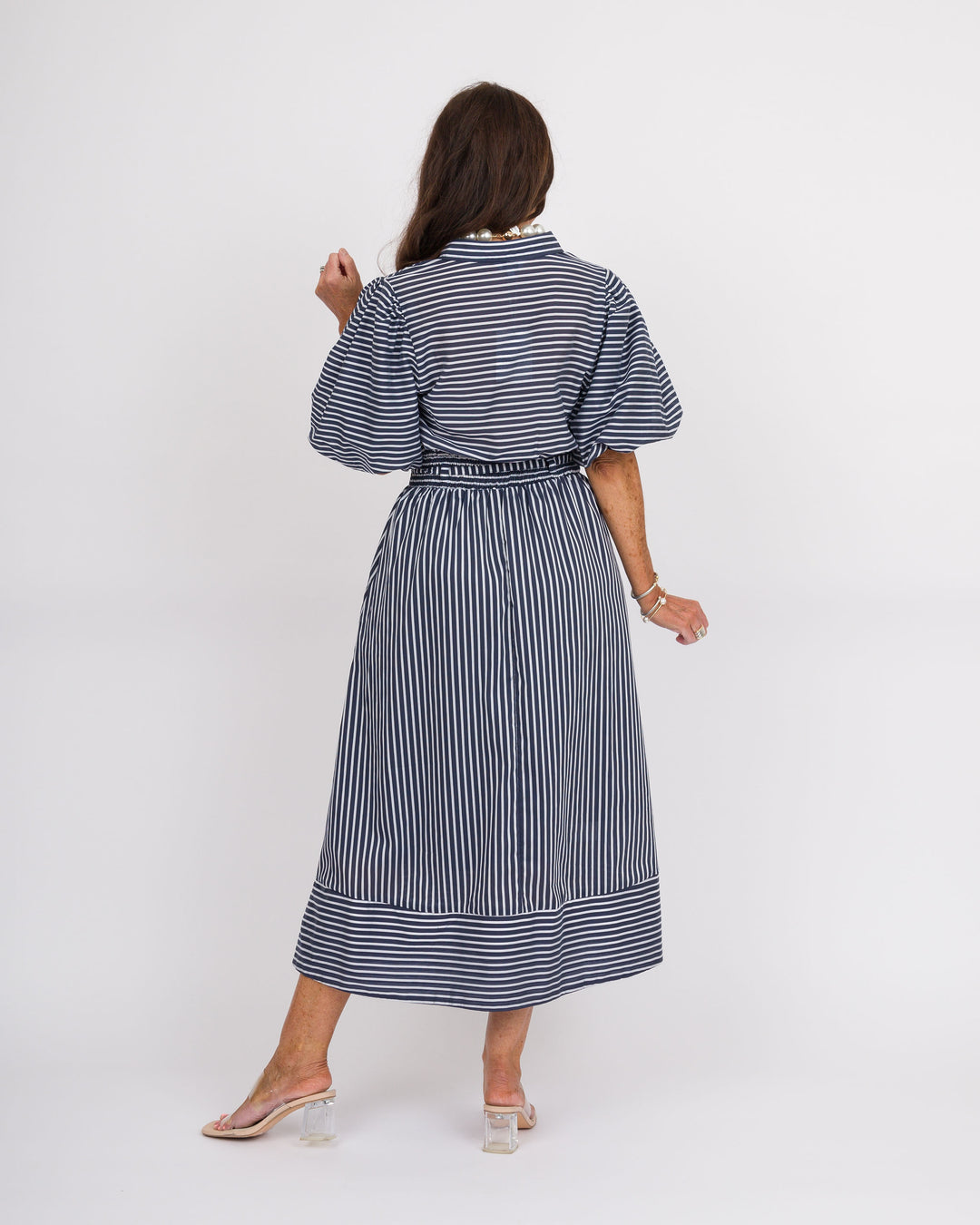 Marina Striped Maxi Dress