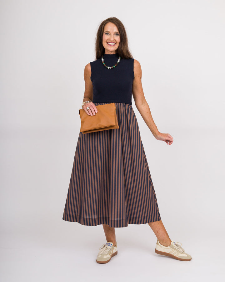 Sandra Midi Dress Navy
