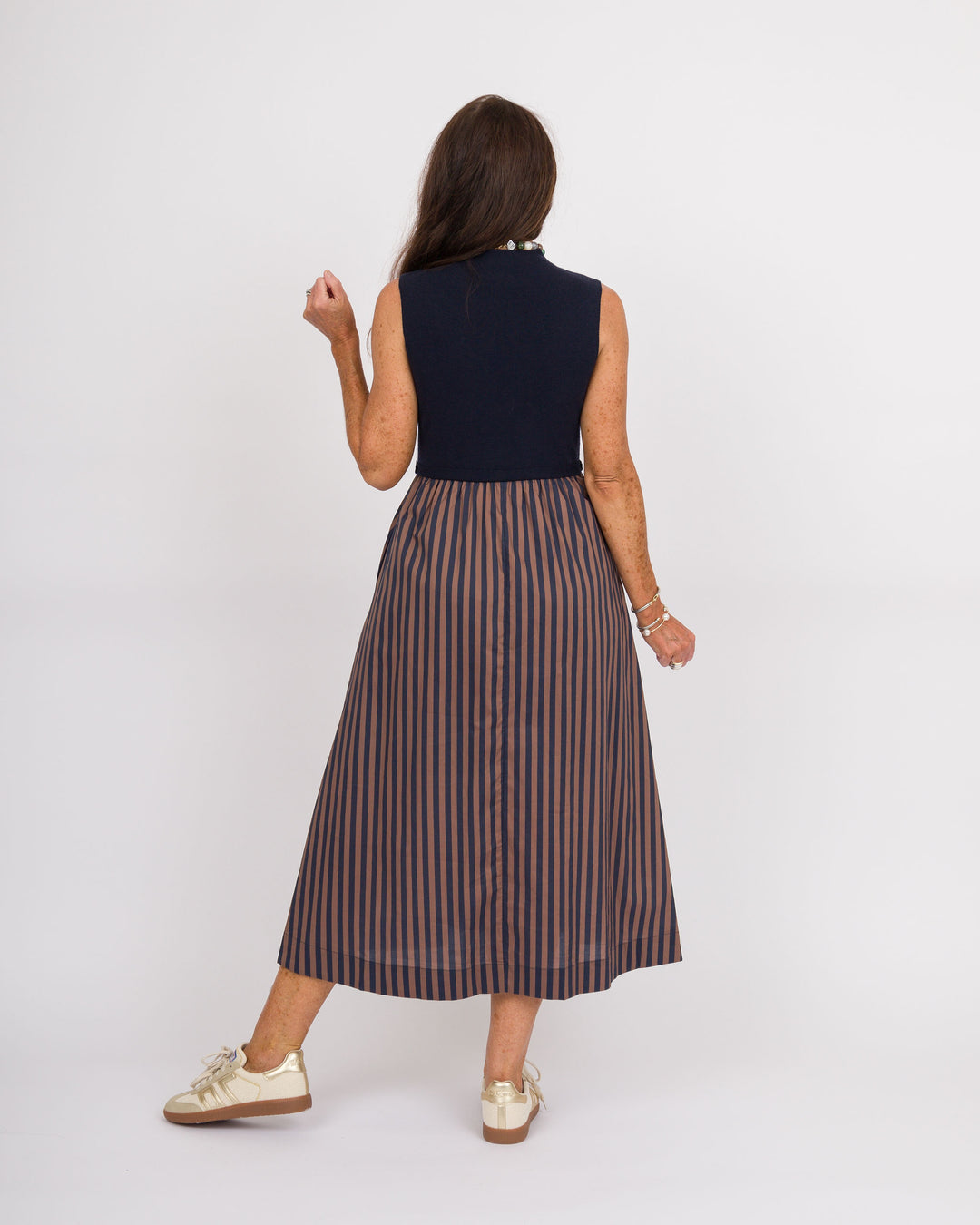 Sandra Midi Dress Navy