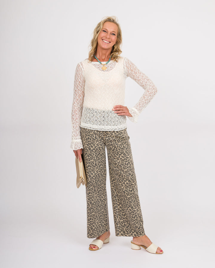 Ivory Lace Top