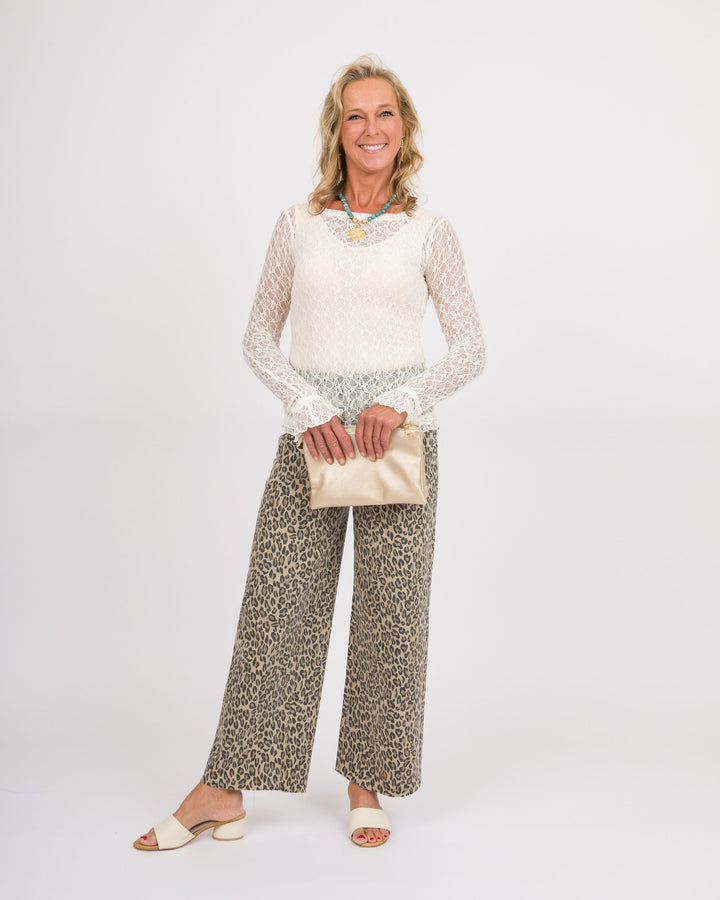Ivory Lace Top