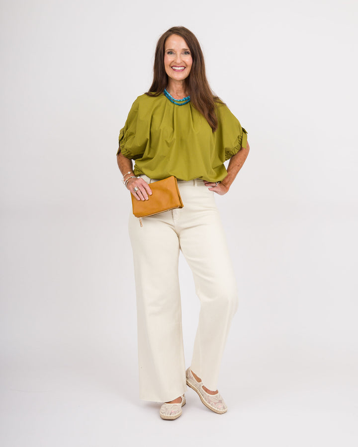 Martini Olive Short Sleeve Top
