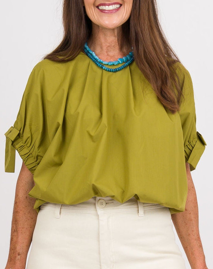 Martini Olive Short Sleeve Top