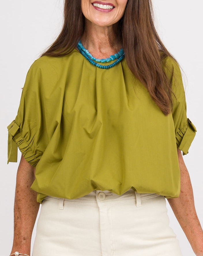 Martini Olive Short Sleeve Top