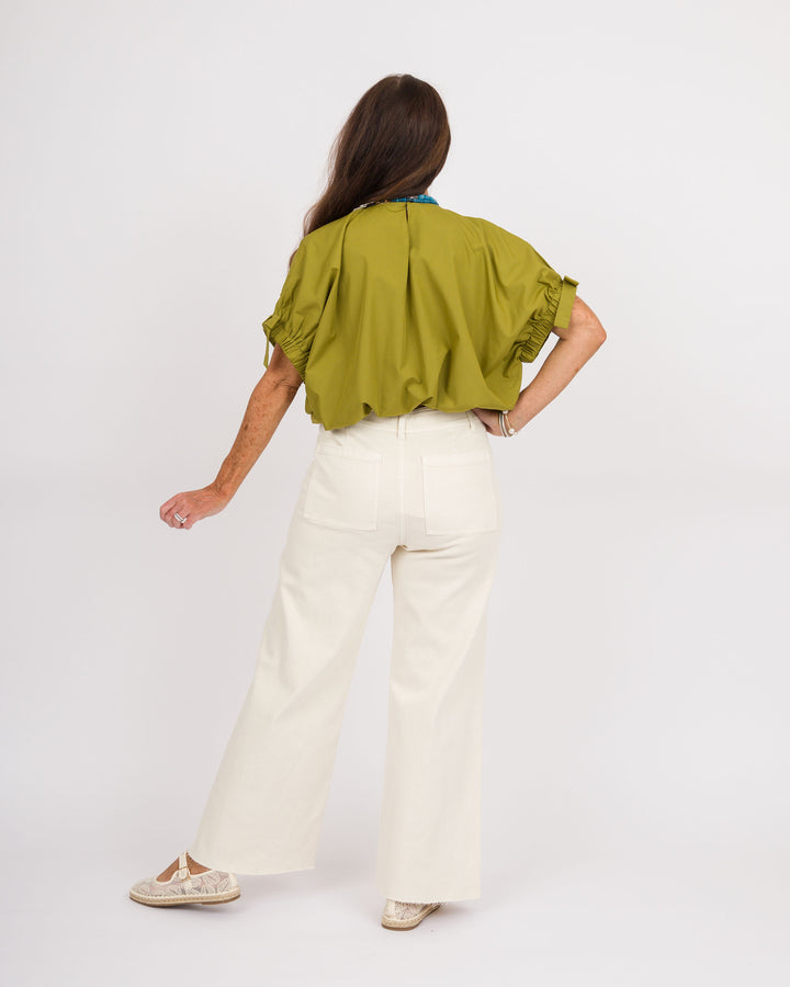 Martini Olive Short Sleeve Top