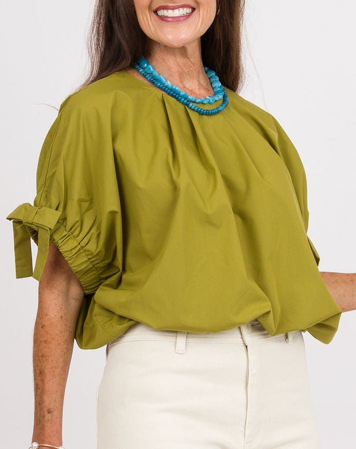 Martini Olive Short Sleeve Top