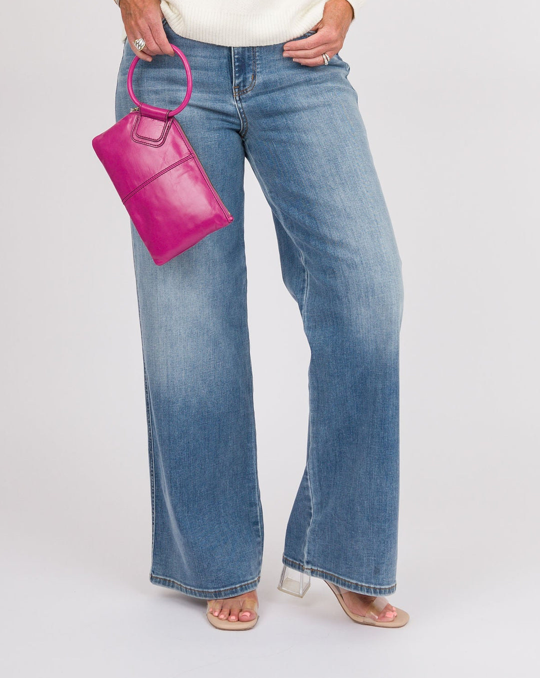 Judy Blue Angelina Straight Leg Jeans - Soft Indigo