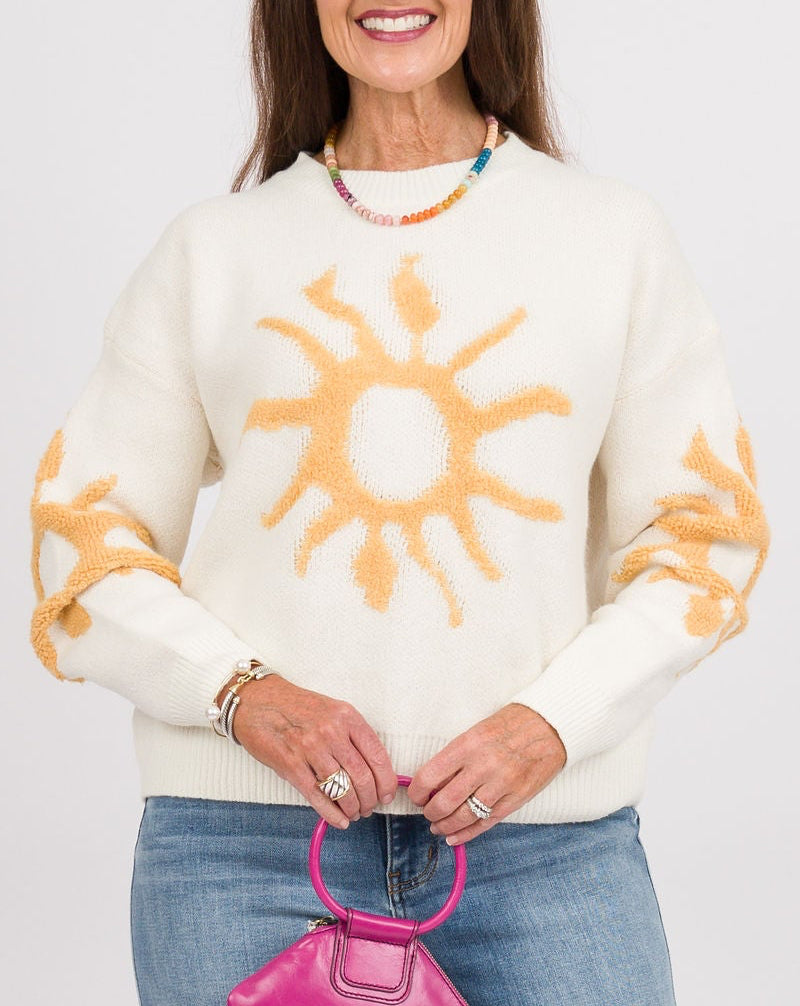 Hello Sunshine Sweater - Ivory