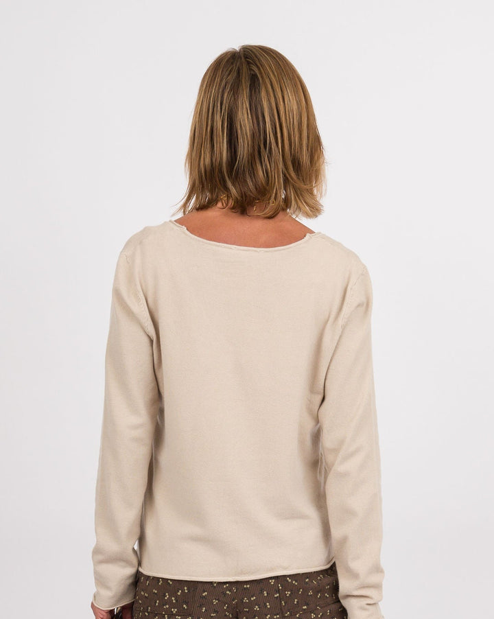 3 Button Cardigan - Oatmeal