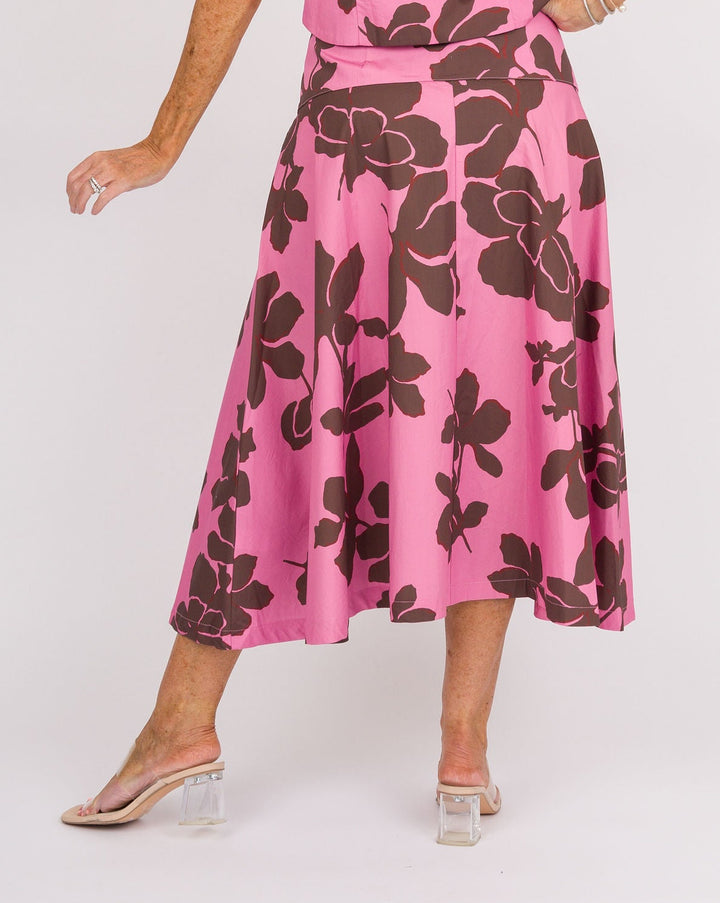 Freddie Skirt - Pink &amp; Brown