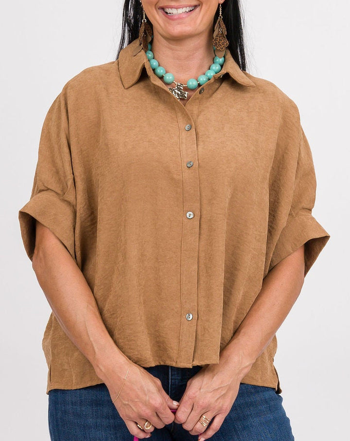 Shirley Rae Top - Camel