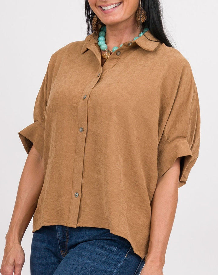 Shirley Rae Top - Camel