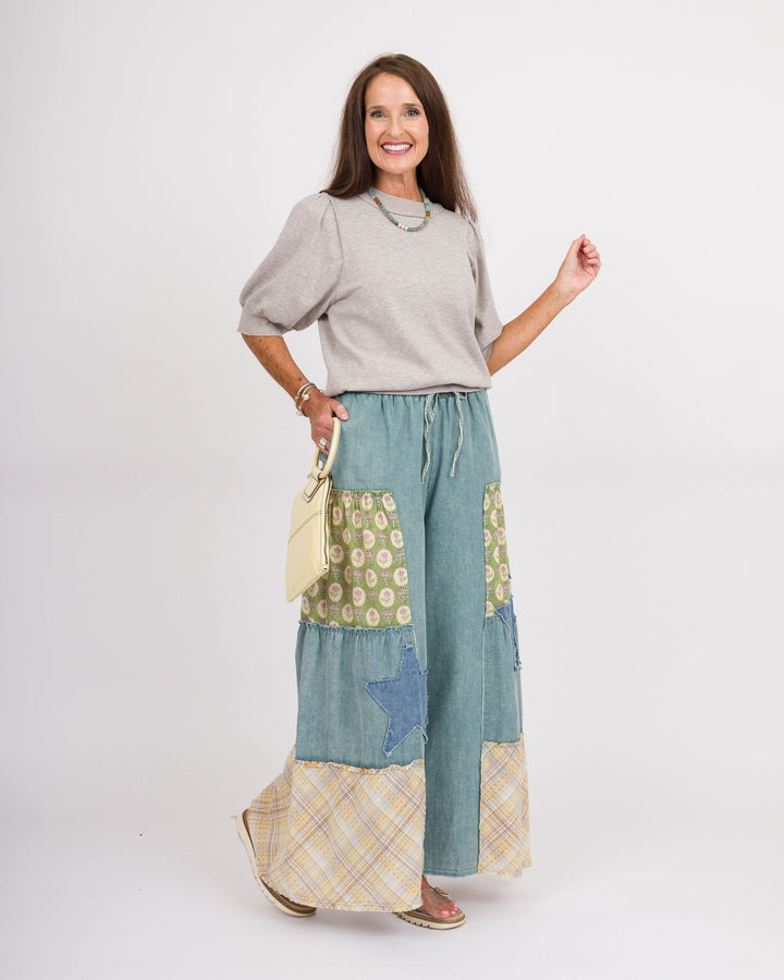 Phoebe Puff Sleeve Top - Stone