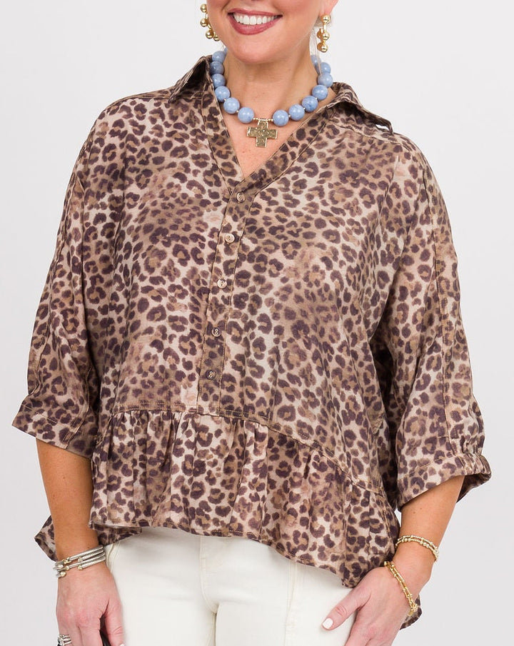 Collins Leopard Top