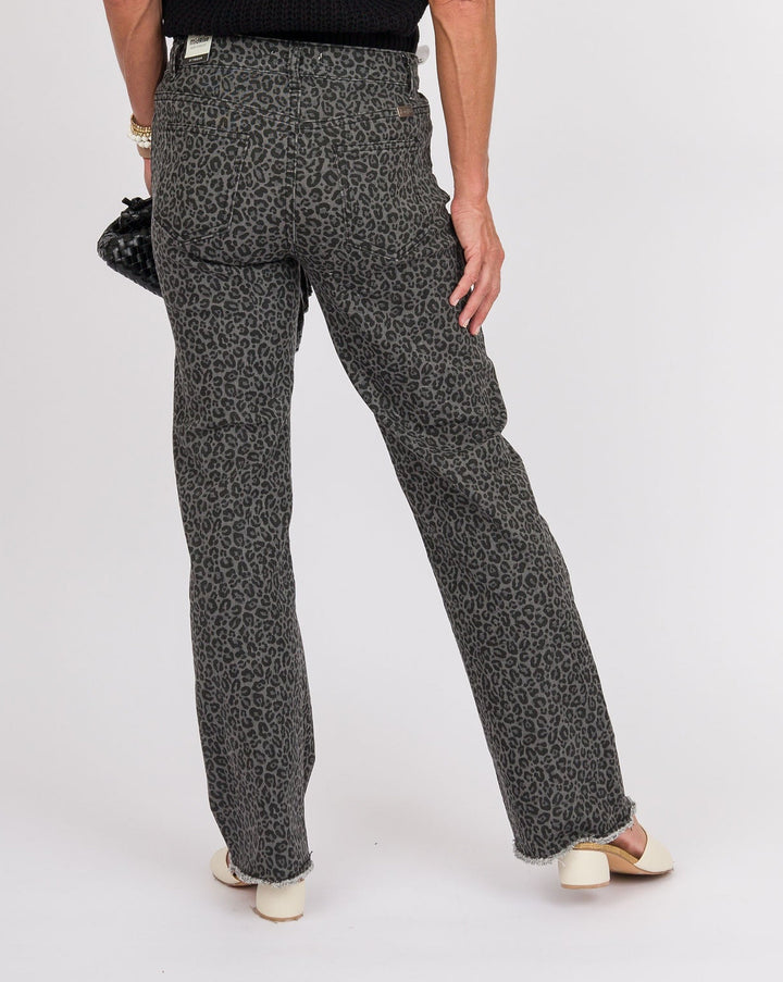 Heart of Pine Platinum Animal Fray Hem Jeans