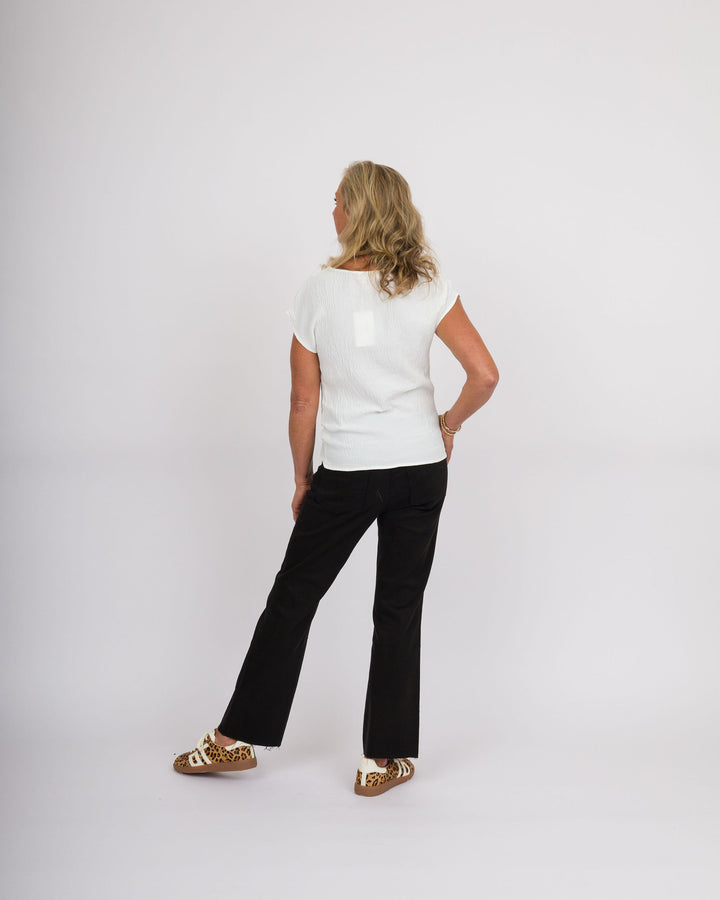 Knot Your Basic White Top