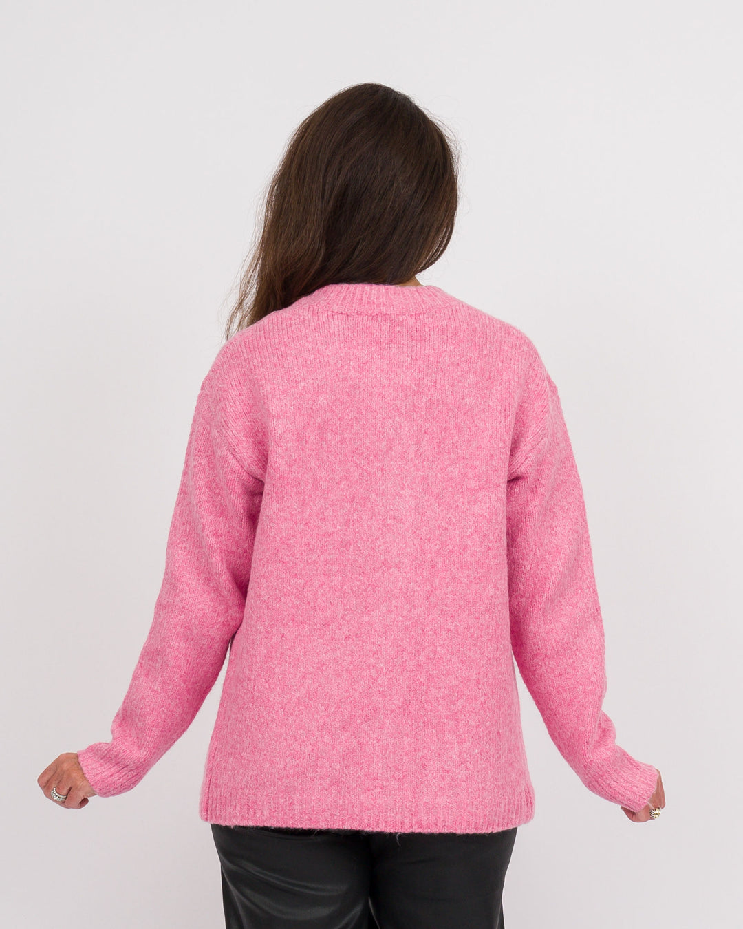 Pink Cardigan Sweater