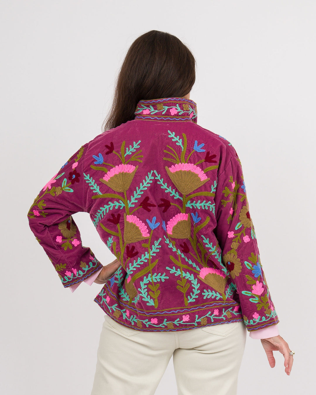 Lavender Embroidered Jacket