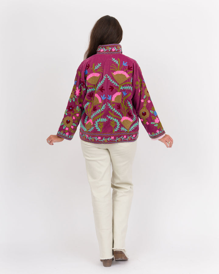 Lavender Embroidered Jacket