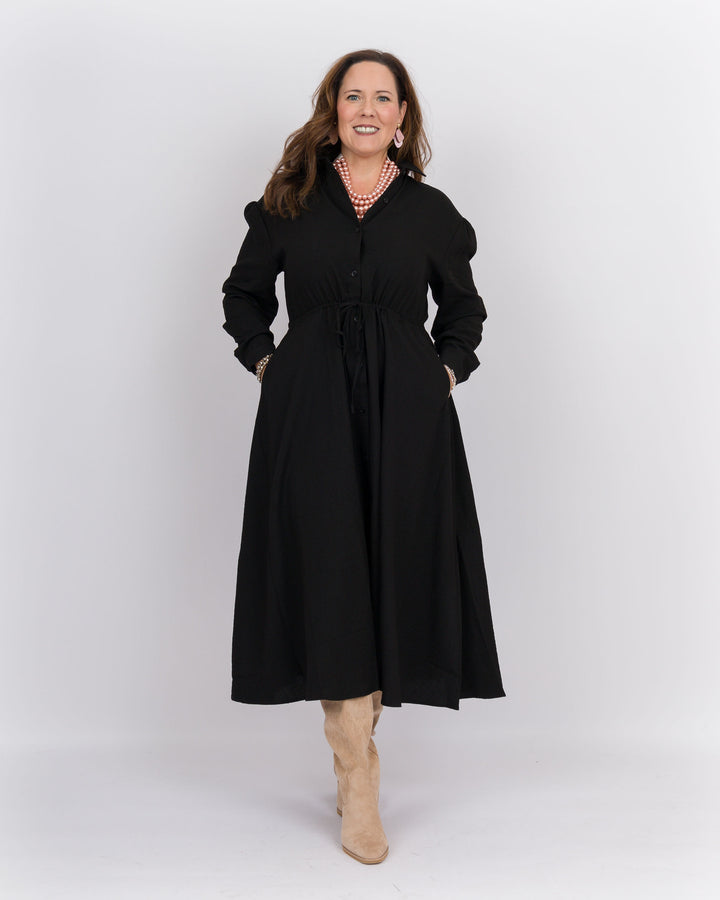 Brenda Midi Dress Black
